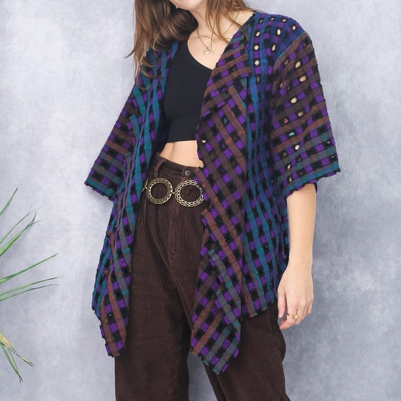 Hand Woven Patricia Palson Cardigan - Picture 4 of 6